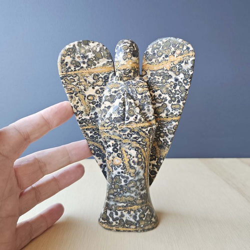 Leopard Skin Jasper Angel | Angel Of Nature
