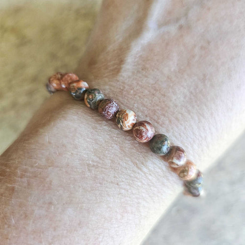 Leopard Skin Jasper Bracelet | 6mm Beads