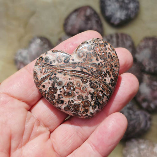 Leopard Skin Jasper Hearts | Wild At Heart