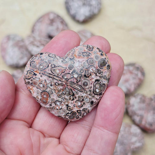 Leopard Skin Jasper Hearts | Wild At Heart