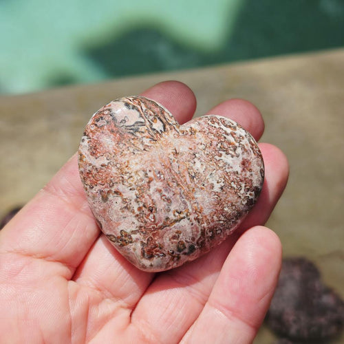 Leopard Skin Jasper Hearts | Wild At Heart