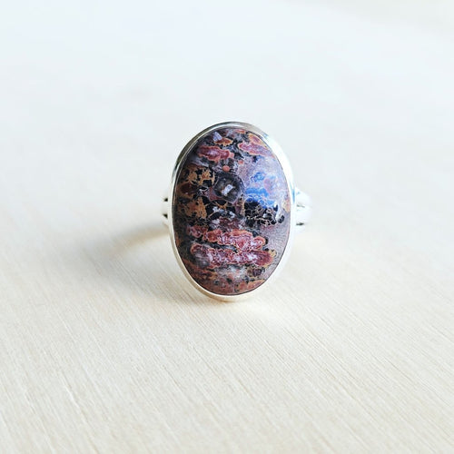 Leopard Skin Jasper Ring | Shamanic Energy
