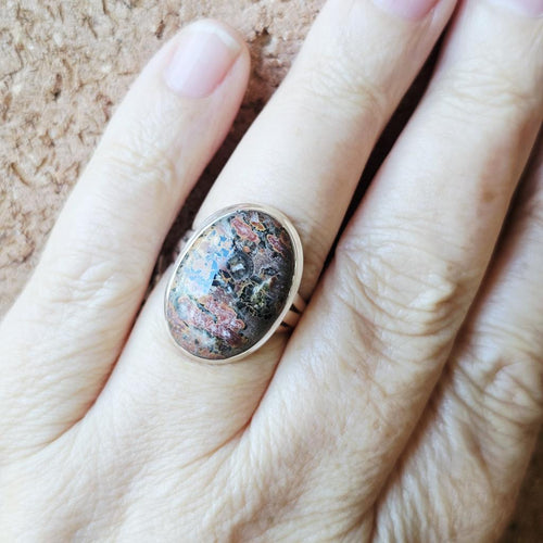 Leopard Skin Jasper Ring | Shamanic Energy