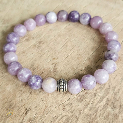 Lepidolite Bracelet | 8mm Beads