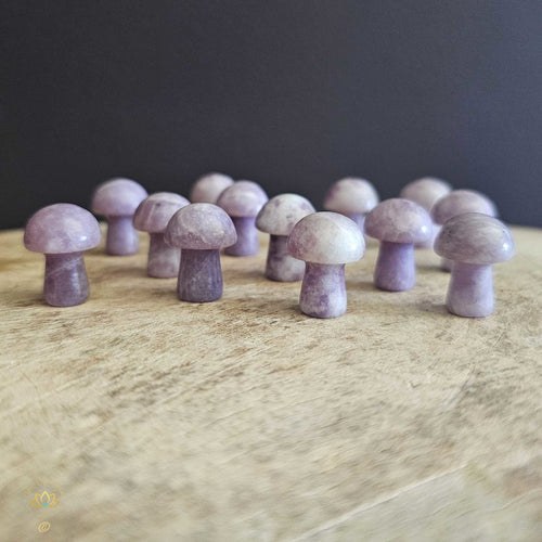 Lepidolite Mini Mushrooms