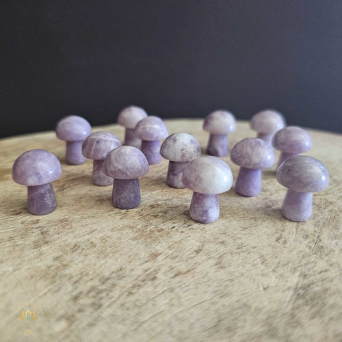 Lepidolite Mini Mushrooms