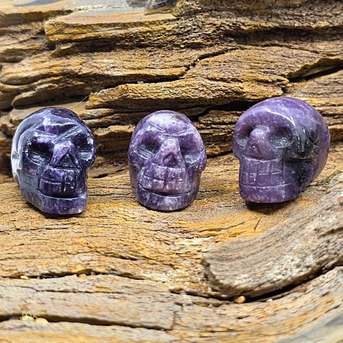 Lepidolite | Mini Skulls