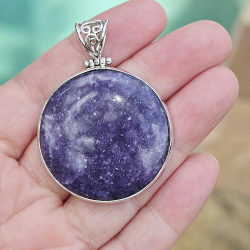 Lepidolite Pendant | Soothing Vibrations