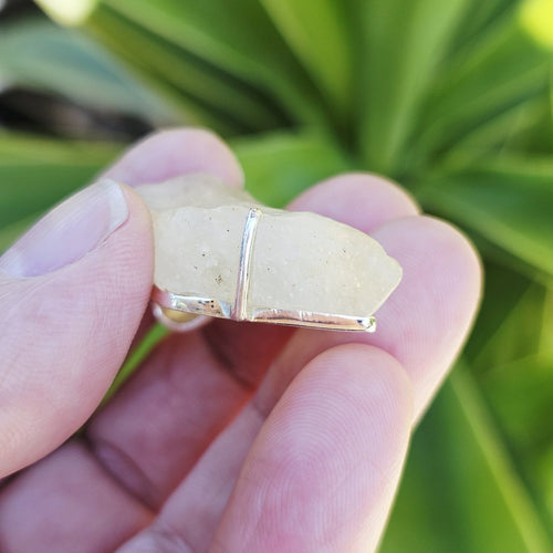 Libyan Desert Glass Pendant | Diamond Desert Key