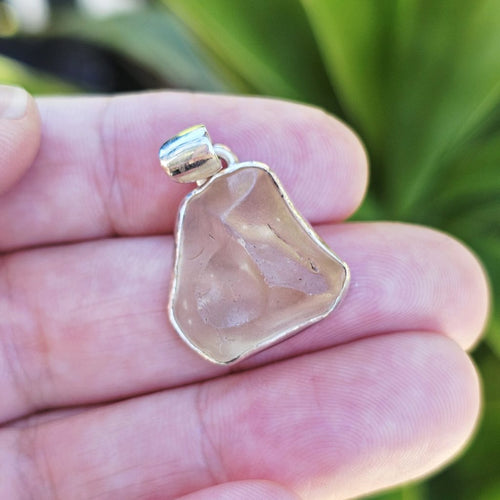 Libyan Desert Glass Pendant | Pyramid Pulse