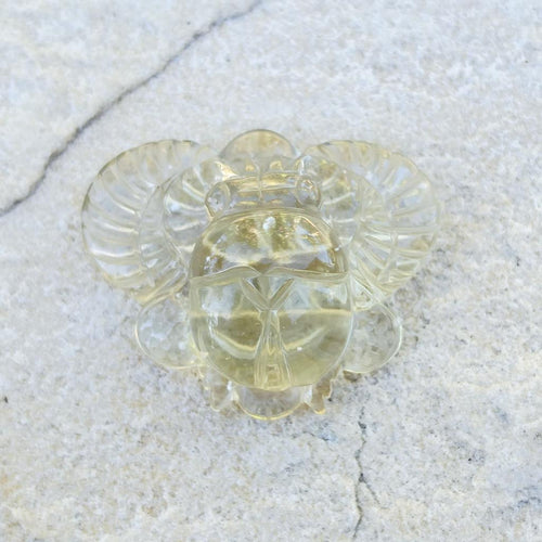 Libyan Desert Glass Scarab | Ancient Sands