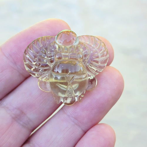 Libyan Desert Glass Scarab | Desert Rebirth