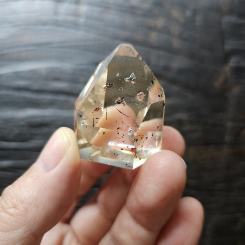 Light Citrine with Hematite Inclusions | Generator 34gms