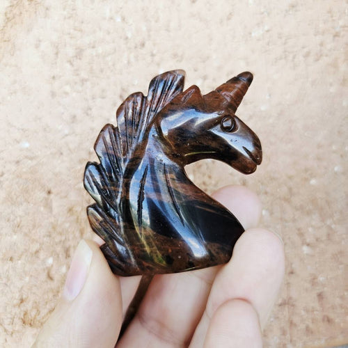 Mahogany Obsidian Unicorn | The Fireheart Unicorn