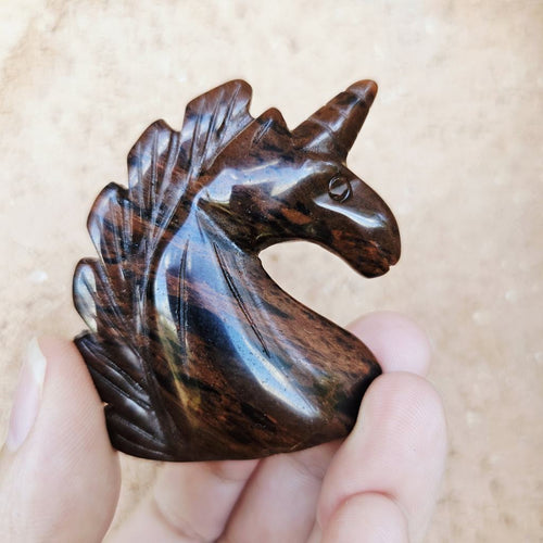 Mahogany Obsidian Unicorn | The Fireheart Unicorn