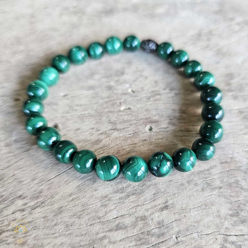 Malachite Bracelet | 8mm Beads