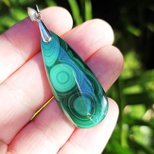 Malachite Pendant | Current Of The Heart