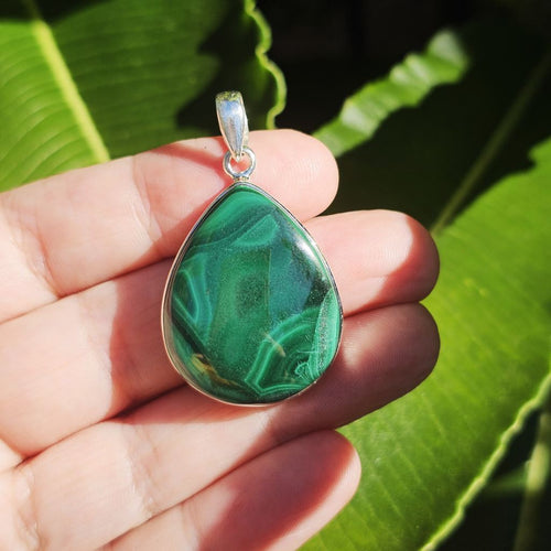 Malachite Pendant | Path Of The Heart