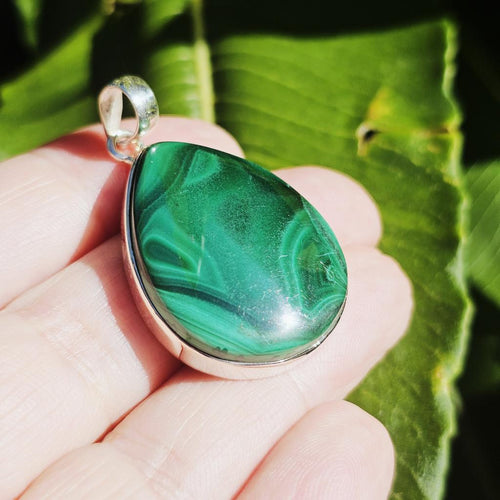 Malachite Pendant | Path Of The Heart