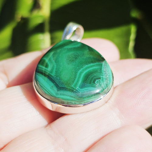 Malachite Pendant | Path Of The Heart