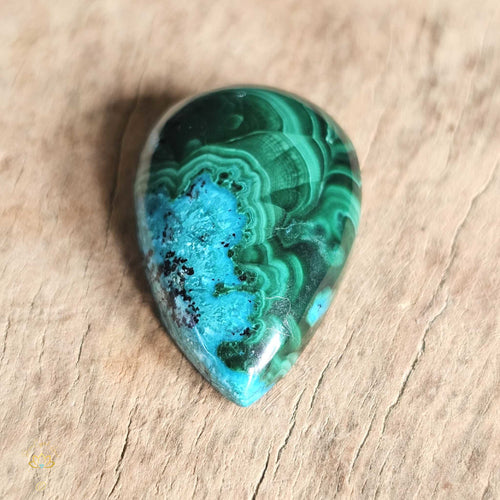 Malachite & Chrysocolla | Cabochon 10gms