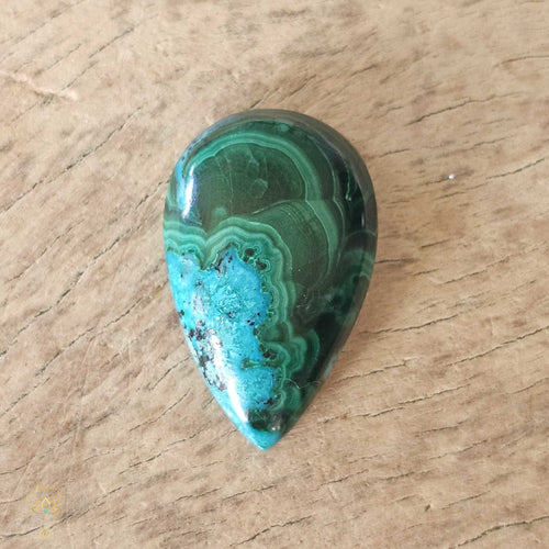 Malachite & Chrysocolla | Cabochon 10gms