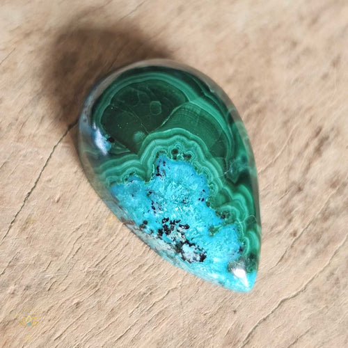 Malachite & Chrysocolla | Cabochon 10gms