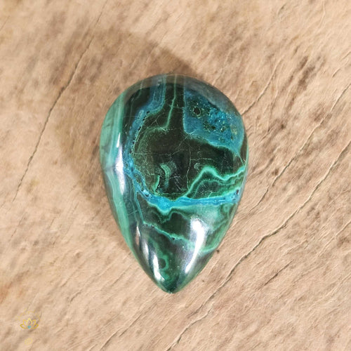 Malachite & Chrysocolla | Cabochon 9gms