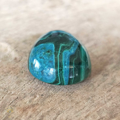 Malachite & Chrysocolla | Cabochon 9gms