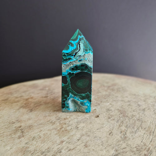 Malachite & Chrysocolla | Obelisk 110gms