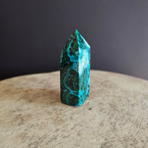 Malachite & Chrysocolla | Obelisk 110gms