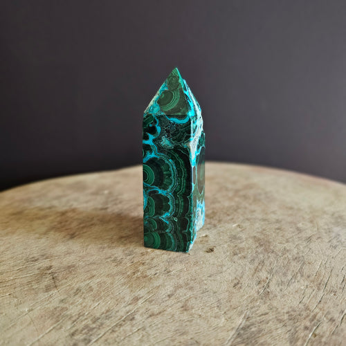 Malachite & Chrysocolla | Obelisk 110gms