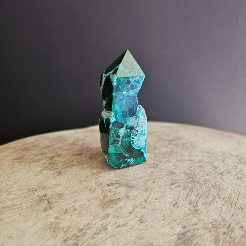 Malachite & Chrysocolla | Obelisk 150gms