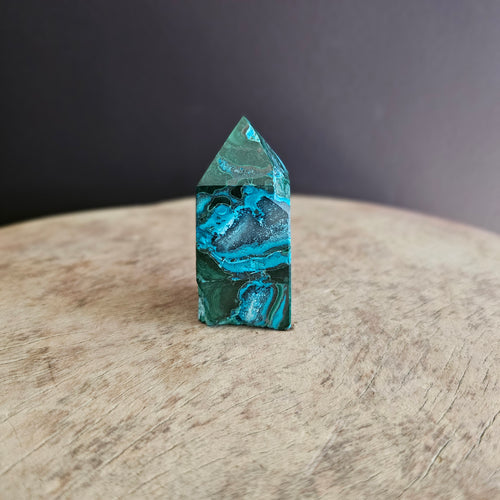 Malachite & Chrysocolla | Obelisk 99gms