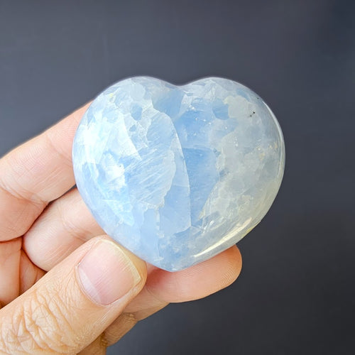 Medium Blue Calcite Hearts | Speak Easy