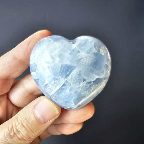 Medium Blue Calcite Hearts | Speak Easy