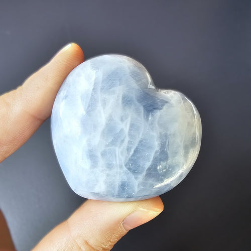Medium Blue Calcite Hearts | Speak Easy
