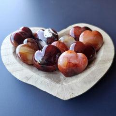 Medium Carnelian Hearts | Creative Pulse