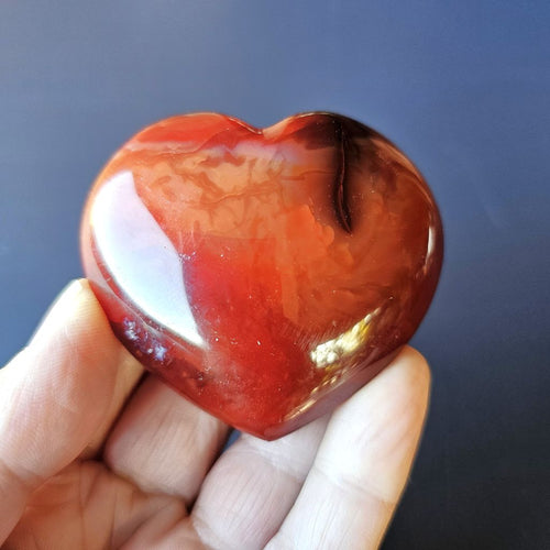Medium Carnelian Hearts | Creative Pulse