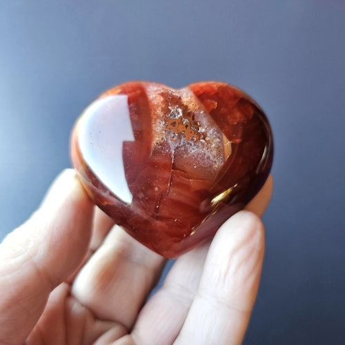 Medium Carnelian Hearts | Creative Pulse