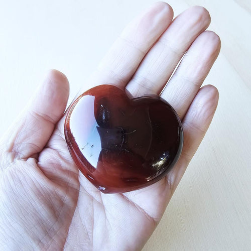 Medium Carnelian Hearts | Creative Pulse