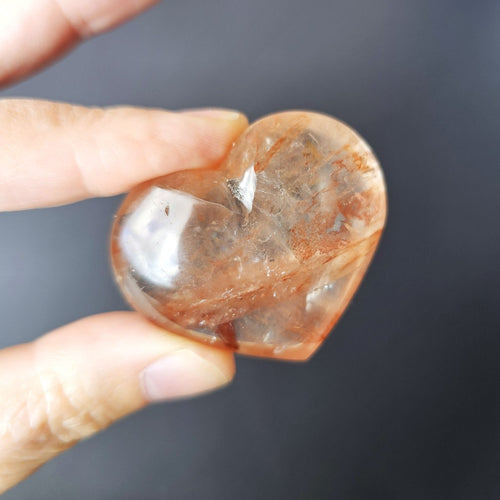 Medium Fire Quartz Hearts | Soul Spark
