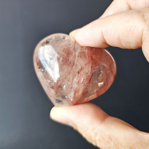 Medium Fire Quartz Hearts | Soul Spark