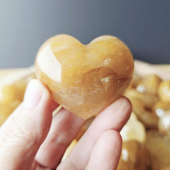 Medium Golden Healer Hearts | The Heart That Holds
