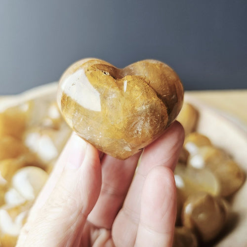 Medium Golden Healer Hearts | The Heart That Holds