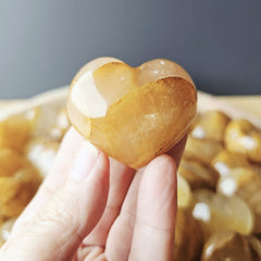 Medium Golden Healer Hearts | The Heart That Holds