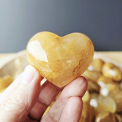 Medium Golden Healer Hearts | The Heart That Holds