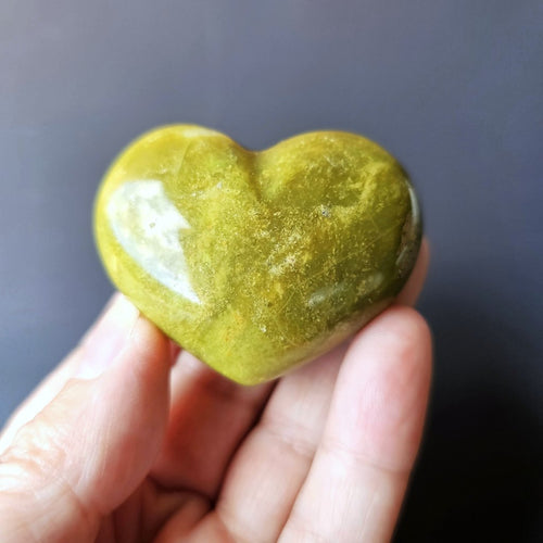 Medium Green Opal Hearts | Emotional Alchemy