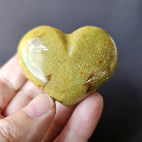 Medium Green Opal Hearts | Emotional Alchemy