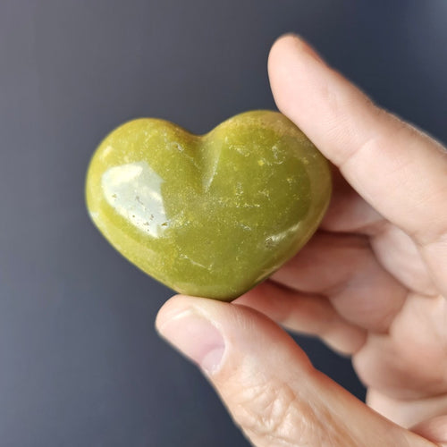 Medium Green Opal Hearts | Emotional Alchemy